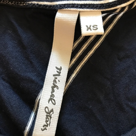 Michael Stars Stripe Midi length Casual Dress - Picture 6 of 7